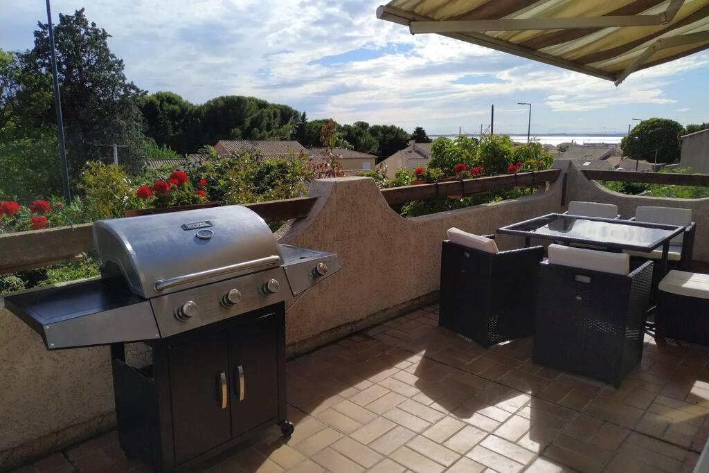 Appartement T3 Spacieux Avec Vue Sur L'Etang De Thau Au 1Er Etage D'Une Villa - Entree Independante Sète Exteriör bild